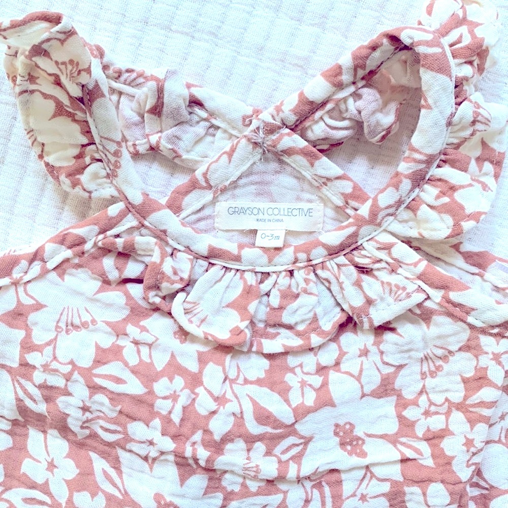 Grayson Collective Baby Boho Floral Two Piece Set. Size 0-3 months. - Picture 10 of 13